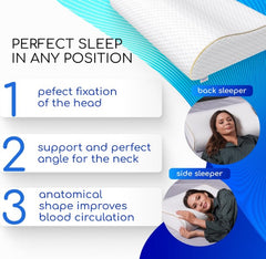 Memory Foam Cervical Neck Pillow