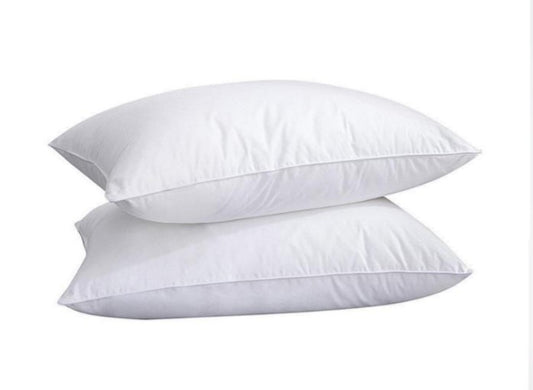 Cotton Bed Pillows (48x74cm) Hotel Quality Set of 2